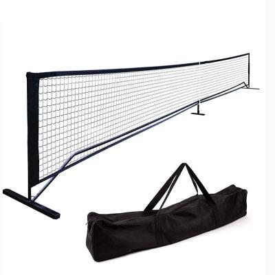 China Outdoor Training Portable Pickleball Net Lightweight With Square Hole for sale