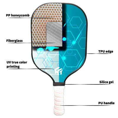 China USAPA Certified North American Outdoor Sports Pickleball Paddle with Fiberglass Material for sale