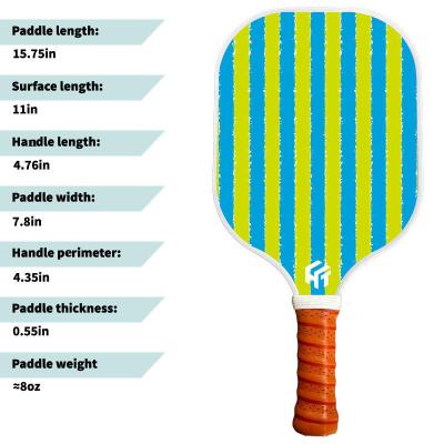 China Custom Pickleball Paddle Set with High Rebound and USAPA Approval Frosted Glass Fiber for sale