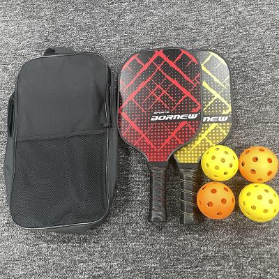 China USAPA goedgekeurde pickleball set 2 rackets 4 pickleballs 1 zak voor 5-80 jaar Te koop