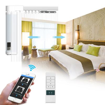 China Aluminum alloy high quality wireless wifi curtain motor decoration z-wave remote control electric motor for sale