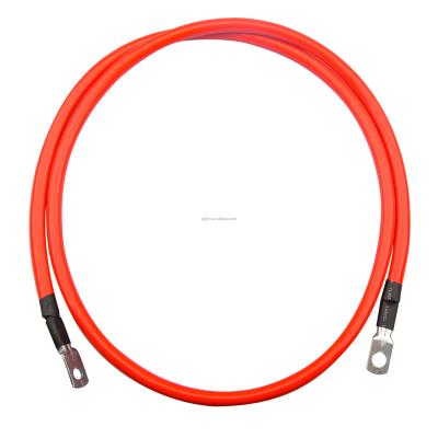 China Car Truck Tractor Booster Jumper Wire Heavy Duty 4AWG Copper Car Battery Cable for sale