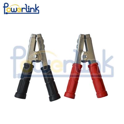 China 500A Metal Clip Black Red Style Ground Spring Welding Clamp for sale