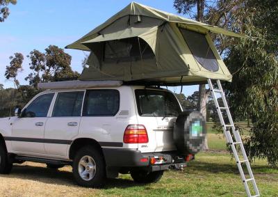 China Fireproof 4 Person Roof Top Tent , Folding Roof Tent With Large Window for sale