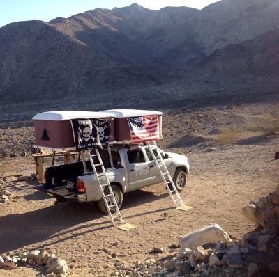 Chine Tente automatique de toit de double grand pied, conception rationalisée par tente de Hard Top de jeep à vendre