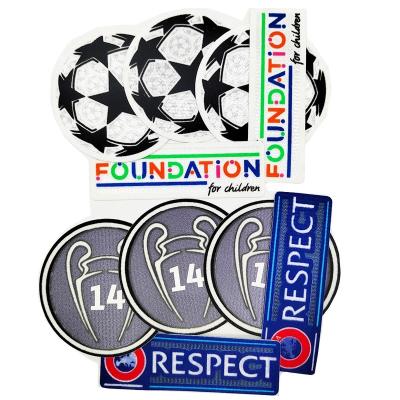 China High elasticity Patches for Clothing Football Soccer Jerseys Team Shirt 2022 New RESPECT PATCH SOFT SOCCER 14 Thermoadhesive Patches on Clothes for sale