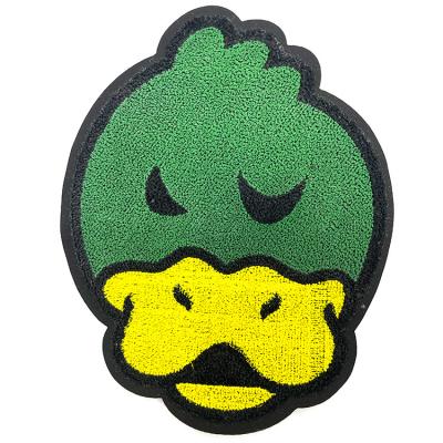 China Sustainable Hot selling clothing accessories design of high quality toothbrush embroidery patch Logo badges 3d  embroidery for sale