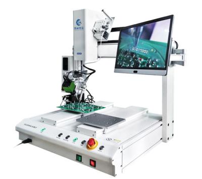 China Machinery Repairs Magnetic Suction Desktop Auto Workshop Customized Double Head PCB Soldering Machine for sale