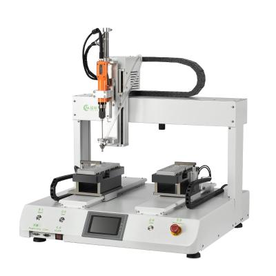 China Automatic Assembly Screwdriving Robot Automation Equipment Desktop Automatic Fastener Lock Screw Machine Blowing Type For Toys And Led Module for sale