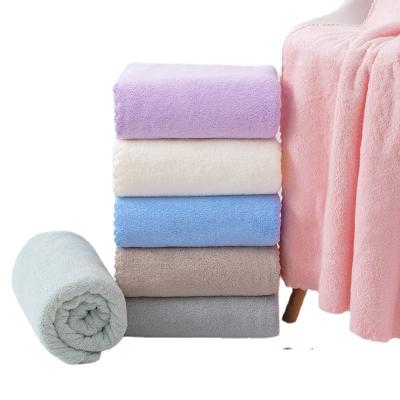 China Good Absorption Polyester Child Safe High Quality Luxury Bath Towels For Home Hotel Spa Beach Use Bath Towels Supplier for sale