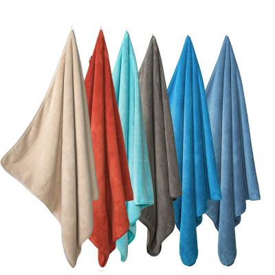 China Child Safe Factory Wholesale Custom Printed Microfiber Cheap Home Available Coral Fleece Hotel Soft Spa Bath Towel for sale