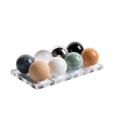 China China Designer Eight-color Ball Modern Minimalist Nordic Pearl Decoration Soft Model Home Sales Office Decoration for sale