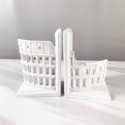 China China Soft Decorative Model Room Decorative Building Bookends Office Study Opens Series Building Book End for sale