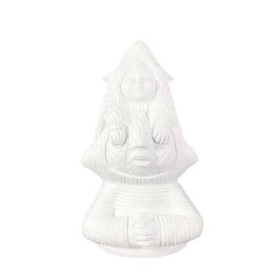 China Minimalistic China Abstraction White Resin Elf Character Ornaments Kids Room Decoration Sculpture Artistic Home Designer for sale