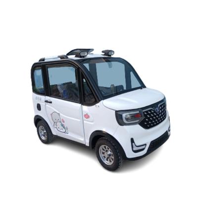 China Passenger Factory Customization Cheap Price Enclosed Electric Car 2 Doors 4 Small Wheel With Handle Bar for sale