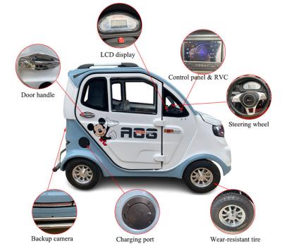 China 2023 Hot Sale China Manufacture Passenger Fully Enclosed New Energy Vehicles Mini Electric Car For Adult for sale