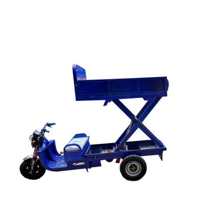 China Factory customization electric cargo tricycle with lift platform for loading and lifting cargo for sale