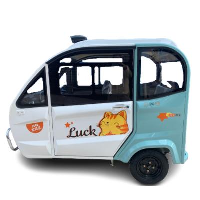 China Passenger New Energy Vehicles Factory produce small style enclosed electric tricycle for passenger with low price for sale