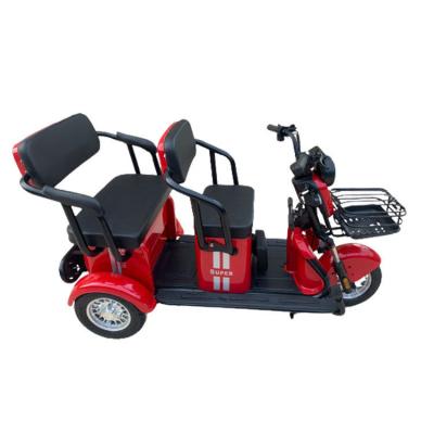 China Hot seeling passenger tricycle 3 wheels electric scooter with flip storage box for passenger for sale