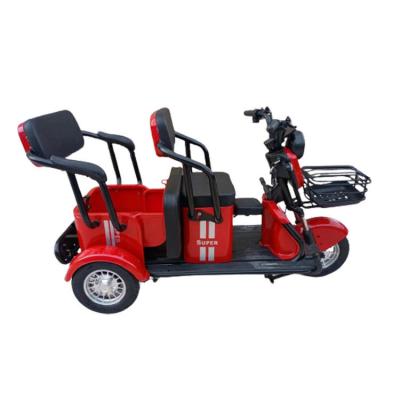 China Hot seeling passenger electric tricycle electric rickshawwith knock down storage box for passenger for sale