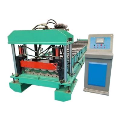 China Hotels Automatic Metal Steel Glazed Tile Cold Roll Roof Forming Machine for sale