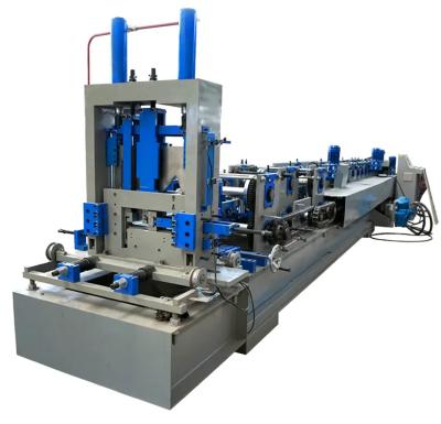 China Hotels Metal Steel Frame Profile Structure Warehouse Automatic Changed CZ Purlin Construction Puncher Cold Roll Forming Making Machine for sale