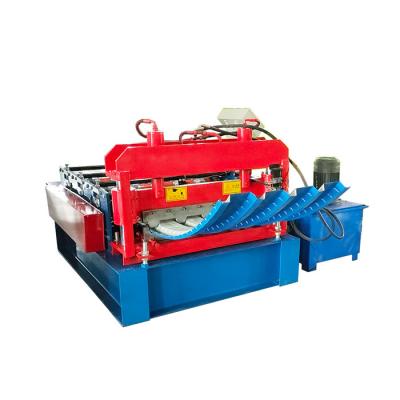 China Full Automatic Hotels Single Color Galvanized Steel Metal Roofing Sheet Curving Machine for sale