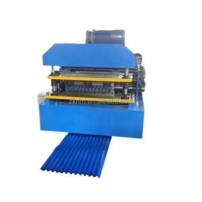 China Construction Panel High Work Efficiency Shutter Door Slat Forming Machine Hydraulic Side Guide Roll Former Folding Door Sheet Machine for sale