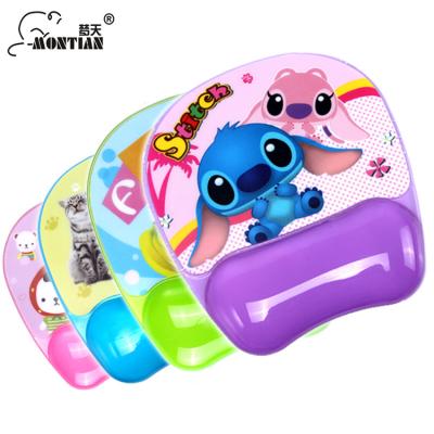 China With The Latest Montian Technology PVC Waterproof Mouse Pad Office Wrist Rest Mouse Pad Single Glue Pad for sale