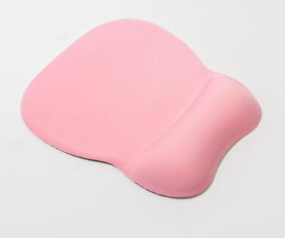 China Superthin Household Fiber Memory Foam Mouse Pad With Gaming Desk Wrist Support for sale