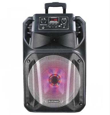 China PORTABLE Professional DJ Audio 15 Inch Big Power Amplifier Speakers for sale