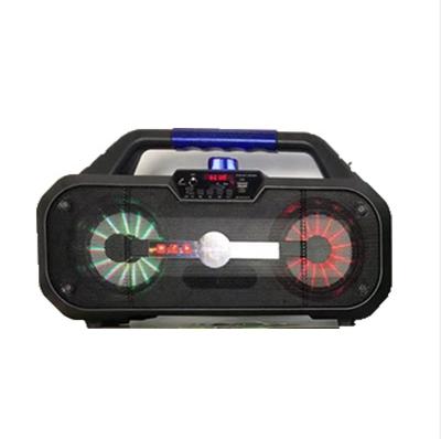 China PORTABLE Best Selling Outdoor Portable Party Blue Tooth KARAOKE Speaker With Synced Light Show for sale