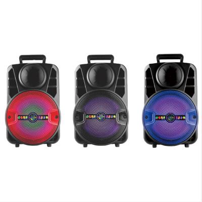 China The AVCROWNS Function Portable Speaker Phone Outdoor WIRELESS STAGE BT SPEAKER Colorful Lighting for sale