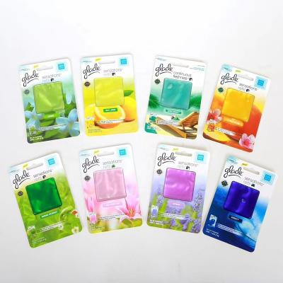 China Free Samples Eco - Friendly Provided Car Vent Membrane Scent Car Air Freshener Refill for sale