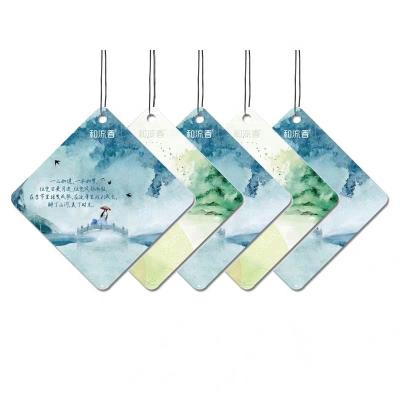 China POP Eco-friendly Design Air Freshener Promotional Hanging Car 3d Air Freshener for sale