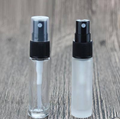 China Clear 10ml Cosmetic Frosted Glass Spray Bottle For Perfume for sale