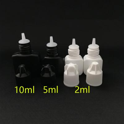 China Nail Glue Bottle Ellipse Shape For 2ml 5ml 10ml Adhesive Black Square False Eyelash Nail Glue Bottles Lash Extension Glue Eyelash Bottles for sale