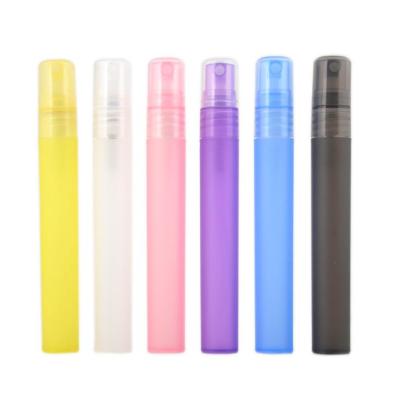 China Perfume Cosmetics Free Samples Atomizer Pen Spray Bottle 10ml Empty Plastic Mini Perfume Bottle With Pump Sprayer for sale