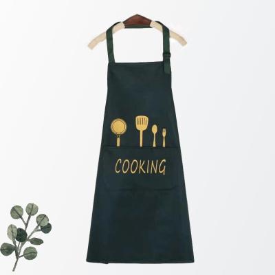 China Custom Wholesale High Quality Drinks / Food Logo Cleaning Kitchen Apron for sale