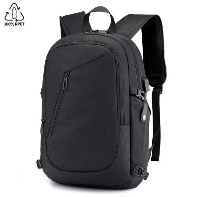 China Waterproof Eco Friendly High Quality Travel Recycled RPET Outdoor Laptop Casual Sports Backpack Business Bag for sale