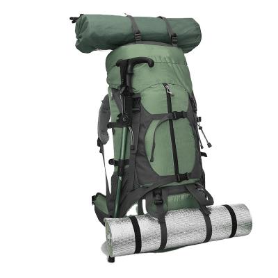 China ECO Functional Waterproof Camping Travel Hiking Bag Large Capacity Backpacks Sports Bag Hiking Rucksack for sale