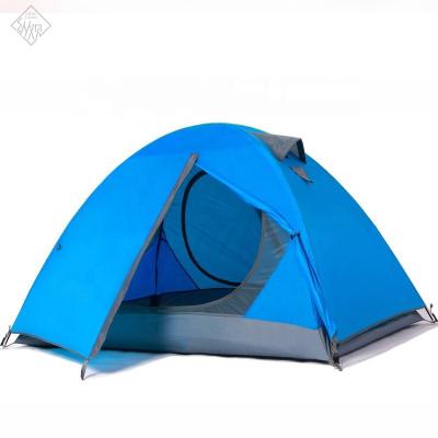 China ZG Extended Type Camping Summer Camp Mountaineering Windproof Tent Outdoor Portable Double Double Tent Couples for sale