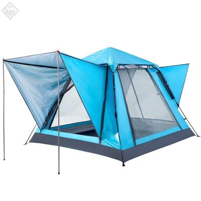 China Camouflage/Field ZG Outdoor Quick Open Automatic Camping Tent Family Picnic Park Game Rain Protected Tent For 3-4 Persons for sale