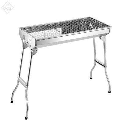 China Portable Charcoal Household Portable Grill BBQ Charcoal Grill Stainless Steel Oven ZG Folding Outdoor Folding for sale