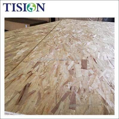 China Outdoor 10mm Canada Pine Wood Osb Board Chipboard for sale