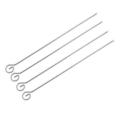 China Dustproof stainless steel barbecue skewers, barbecue skewer hanger set for sale