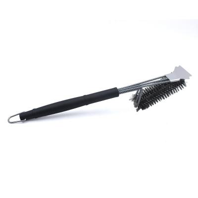 China Dustproof Wholesale Barbecue Stainless Steel Grilling Accessories Washing BBQ Grill Cleaning Brush for sale