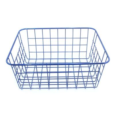 China Aceptable Deep BLUE Viable 1000pcs Multi-Function Wire Locker Metal Storage Baskets for sale