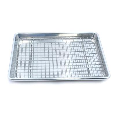 China Sustainable Quarter Mold With Stainless Steel Aluminum Rack Set Mold Baking Cooling Tray for sale