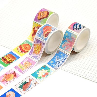 China Waterproof Adhesive Roll Manufacturer Washi Manufacture Manila Stamp Tape for sale